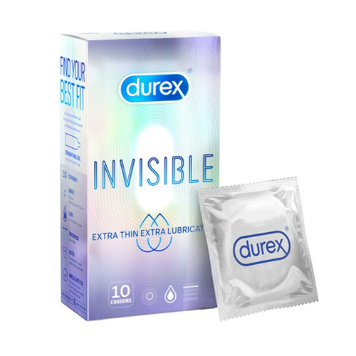 Bao cao su Durex Invisible (Hộp 10 cái)
