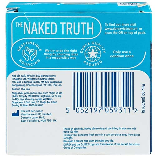 Bao cao su Durex Jeans (Hộp 3 cái) - Ảnh 7