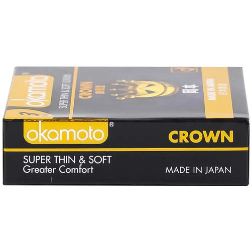Bao cao su Okamoto Crown (Hộp 3 cái) - Ảnh 4