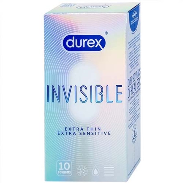 Bao cao su Durex Invisible Extra Thin Extra Sensitive