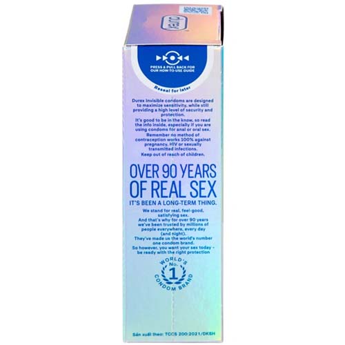 Bao cao su Durex Invisible (Hộp 10 cái) - Ảnh 6