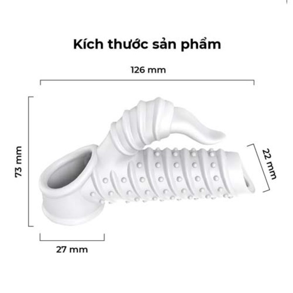 Thông số kích thước bao cao su đôn dên Shelly Play Slink hở quy đầu