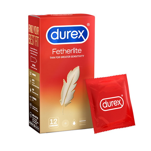 Bao cao su Durex Fetherlite (Hộp 12 cái)