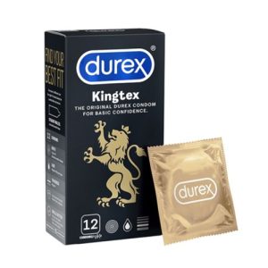 Bao cao su Durex Kingtex (Hộp 12 cái)