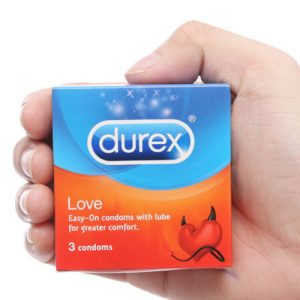 Bao cao su Durex Love (Hộp 3 chiếc)