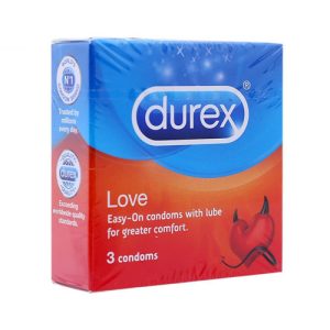 Bao cao su Durex Love (Hộp 3 chiếc)