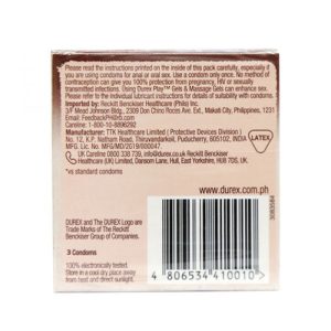 Bao cao su Durex Naughty Chocolate (Hộp 3 cái)