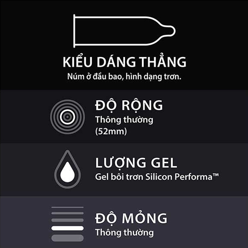 Bao cao su Durex Performa
