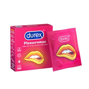Bao cao su Durex Pleasuremax (Hộp 3 chiếc)