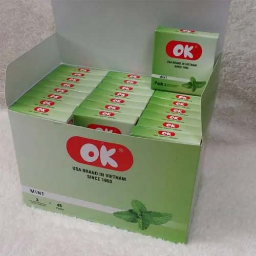 Bao cao su OK hương bạc hà (Hộp 3 chiếc) - Ảnh 6