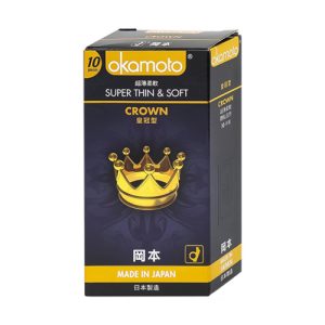 Bao cao su Okamoto Crown (Hộp 10 cái)