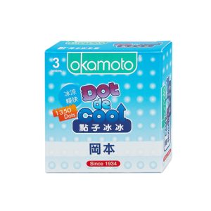Bao cao su Okamoto Dot De Cool (Hộp 3 cái)
