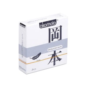 Bao cao su Okamoto Skinless Skin Purity (Hộp 3 cái)