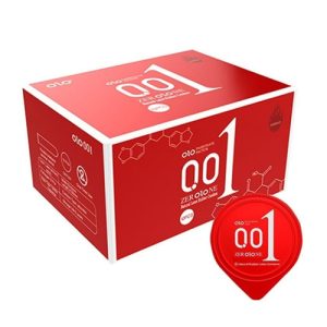 Bao cao su OLo 0.01 đỏ siêu mỏng (Hộp 10 chiếc)