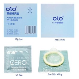 Bao cao su OLo 0.01 Zero Ha For Man (Hộp 10 chiếc)