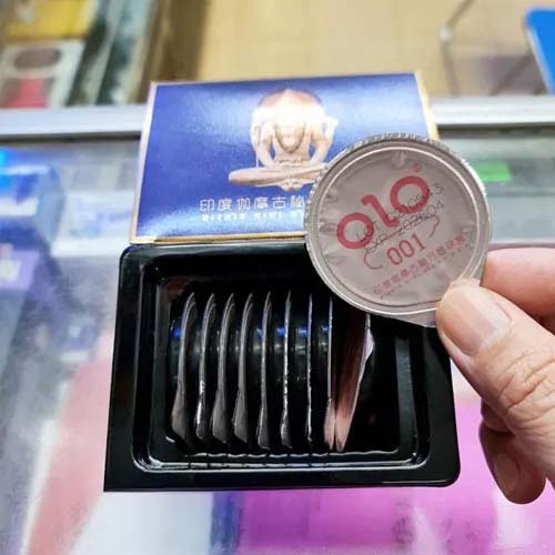 Bao cao su Olo 0.01 xanh kéo dài thời gian (Hộp 10 chiếc) - Ảnh 7