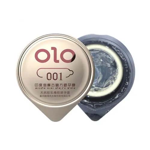 Bao cao su Olo 0.01 xanh kéo dài thời gian (Hộp 10 chiếc) - Ảnh 3