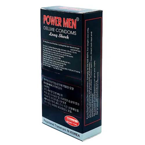 Bao cao su Power Men cá ngựa đen (Hộp 12 chiếc) - Ảnh 3