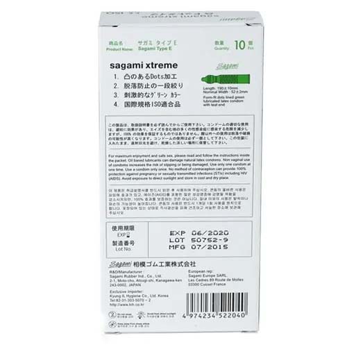 Bao cao su Sagami Xtreme White (Hộp 10 chiếc) - Ảnh 6