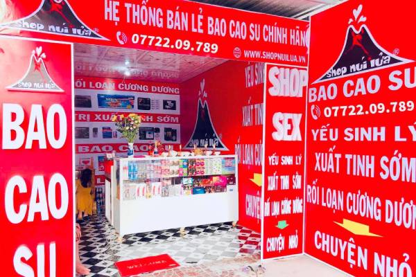 Hệ thống shop bao cao su Núi Lửa