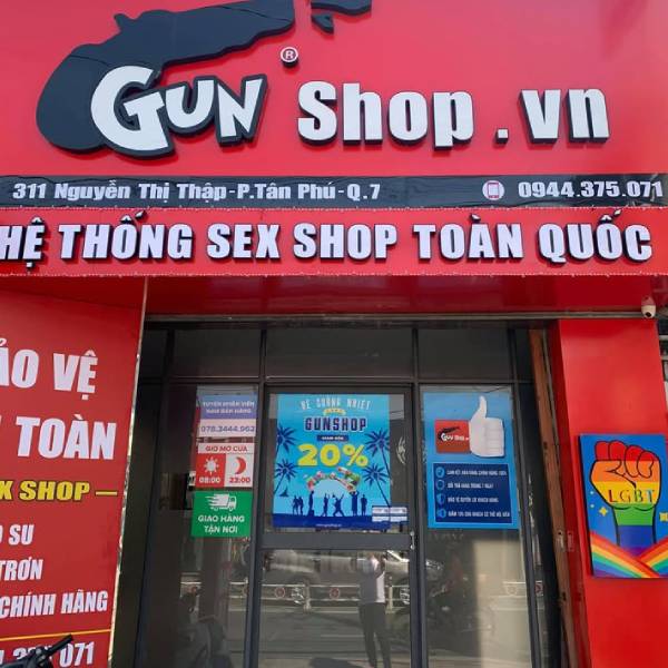 Shop bao cao su Gunshop quận 7