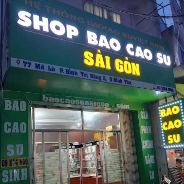 Hệ thống shop bao cao su Sài Gòn