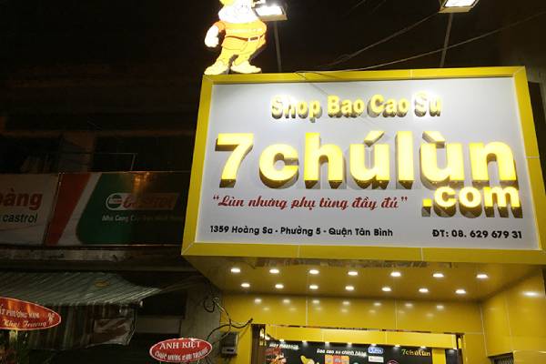 Shop bao cao su 7 Chú Lùn