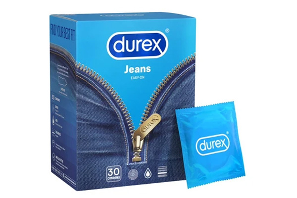 Bao cao su Durex Jean thuộc dòng Easy-on nổi tiếng của thương hiệu Durex Bao cao su Durex Jean thuộc dòng Easy-on nổi tiếng của thương hiệu Durex