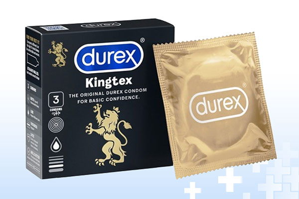 Durex Kingtex là lựa chọn hoàn hảo dành cho các quý ông sở hữu kích thước dương vật nhỏ hơn trung bình