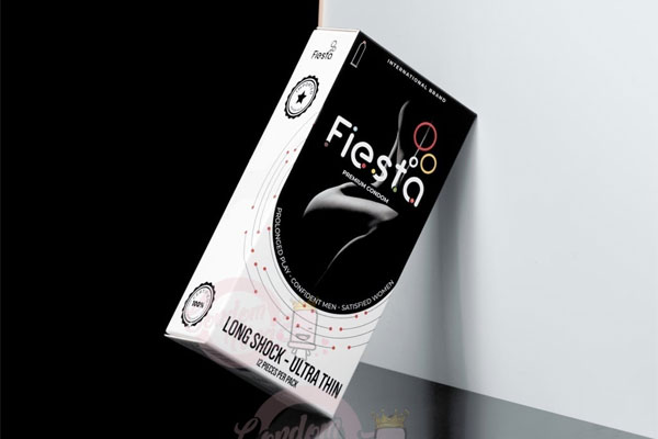 Fiesta Long Shock UltraThin mỏng hơn đến 40% so với bao cao su thông thường Fiesta Long Shock UltraThin mỏng hơn đến 40% so với bao cao su thông thường
