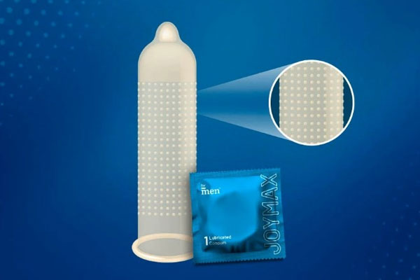 Bao cao su gai Durex được thiết kế với nhiều gai liti nổi trên thân bao Bao cao su gai Durex được thiết kế với nhiều gai liti nổi trên thân bao