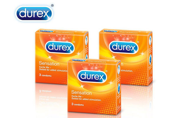 Durex Sensation được trang bị lớp gel bôi trơn giúp giảm thiểu ma sát, hỗ trợ cuộc yêu trở nên mượt mà Durex Sensation được trang bị lớp gel bôi trơn giúp giảm thiểu ma sát, hỗ trợ cuộc yêu trở nên mượt mà