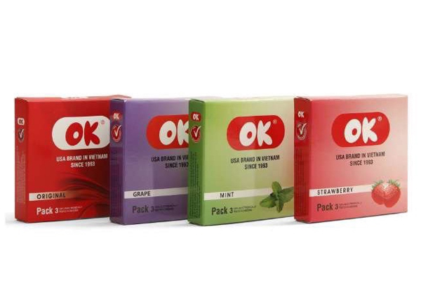 Bao cao su OK là thương hiệu bao cao su nổi tiếng thuộc sở hữu của DKT International Bao cao su OK là thương hiệu bao cao su nổi tiếng thuộc sở hữu của DKT International