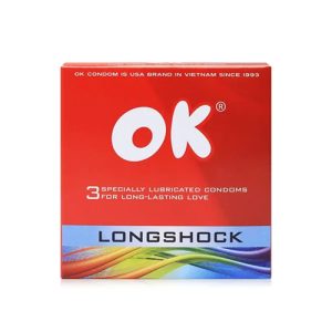 Bao cao su OK Longshock (Hộp 3 chiếc)