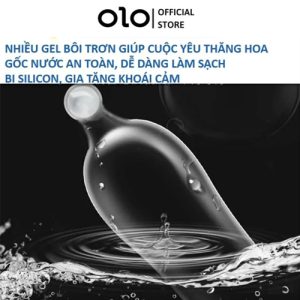 Bao cao su Olo 0.01 có bi trắng (Hộp 5 chiếc)