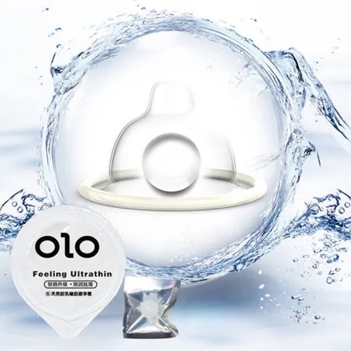Bao cao su Olo 0.01 có bi trắng (Hộp 5 chiếc)