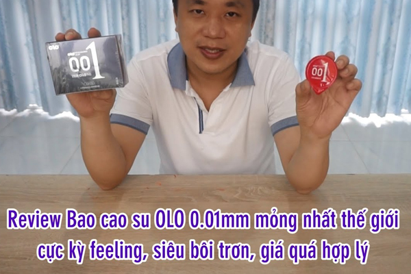 Bao cao su Olo với thiết kế siêu mỏng cùng khả năng kéo dài thời gian quan hệ Bao cao su Olo với thiết kế siêu mỏng cùng khả năng kéo dài thời gian quan hệ