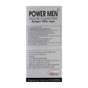 Bao cao su Power Men cá ngựa bạc (Hộp 12 chiếc)