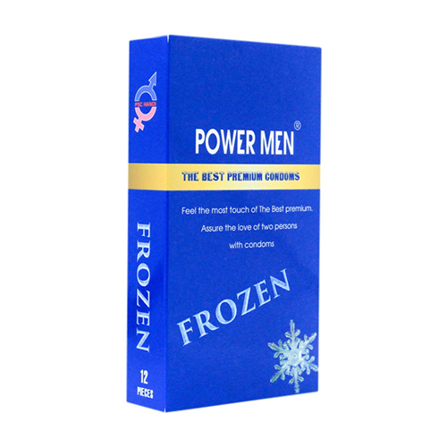 Bao cao su Power Men Frozen hương bạc hà (Hộp 12 chiếc)