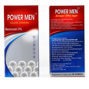 Bao cao su Powermen Ngọc Trai (Hộp 12 chiếc)
