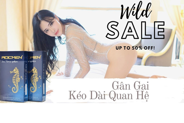Sử dụng bao cao su Rocmen gân gai kéo dài thời gian quan hệ Sử dụng bao cao su Rocmen gân gai kéo dài thời gian quan hệ