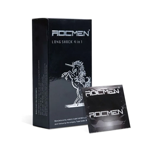 Bao cao su Rocmen đen (Hộp 12 chiếc)