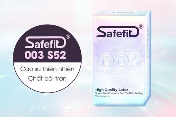 Bao cao su Safefit 003 là sản phẩ best-seller của thương hiệu Safefit Bao cao su Safefit 003 là sản phẩ best-seller của thương hiệu Safefit