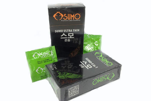 Bao cao su Sumo thuộc công ty Daitotsusho – một doanh nghiệp có trụ sở tại Nhật Bản Bao cao su Sumo thuộc công ty Daitotsusho – một doanh nghiệp có trụ sở tại Nhật Bản