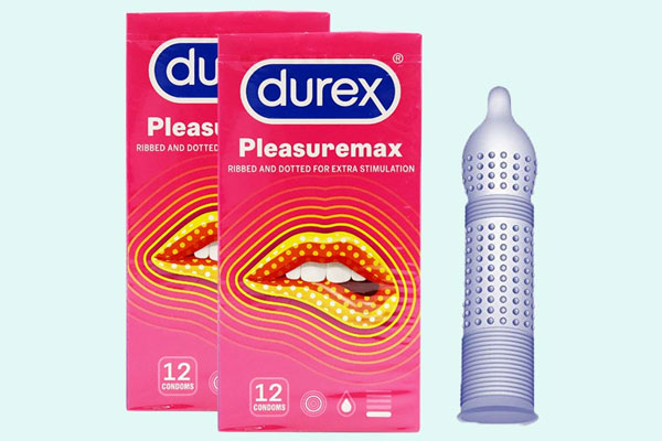 Bao cao su Durex có gai và gân điển hình là dòng Durex Pleasuremax Bao cao su Durex có gai và gân điển hình là dòng Durex Pleasuremax