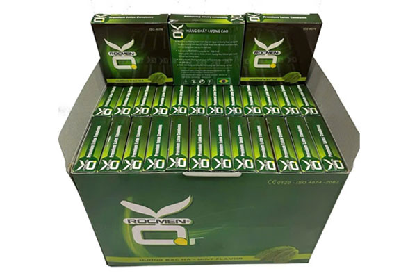 Hộp bao cao su loại lớn thường có từ 10 đến 144 cái hoặc nhiều hơn Hộp bao cao su loại lớn thường có từ 10 đến 144 cái hoặc nhiều hơn