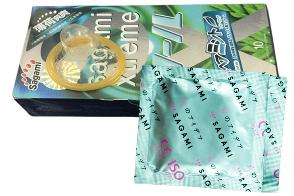 Sagami Xtreme Spearmint với hương bạc hà the mát đầy kích thích