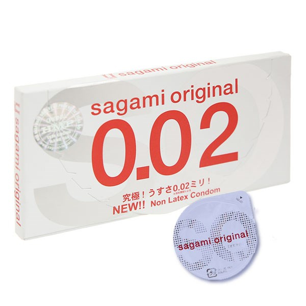 Bao cao su siêu mỏng Sagami Original 0.02 Bao cao su siêu mỏng Sagami Original 0.02