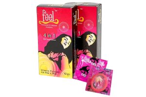 Bao cao su Feel 4 in 1 là sản phẩm cao cấp đến từ thương hiệu Feel của Malaysia