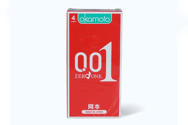 Bao cao su Okamoto 0.01 là thương hiệu nổi tiếng đến từ Nhật Bản